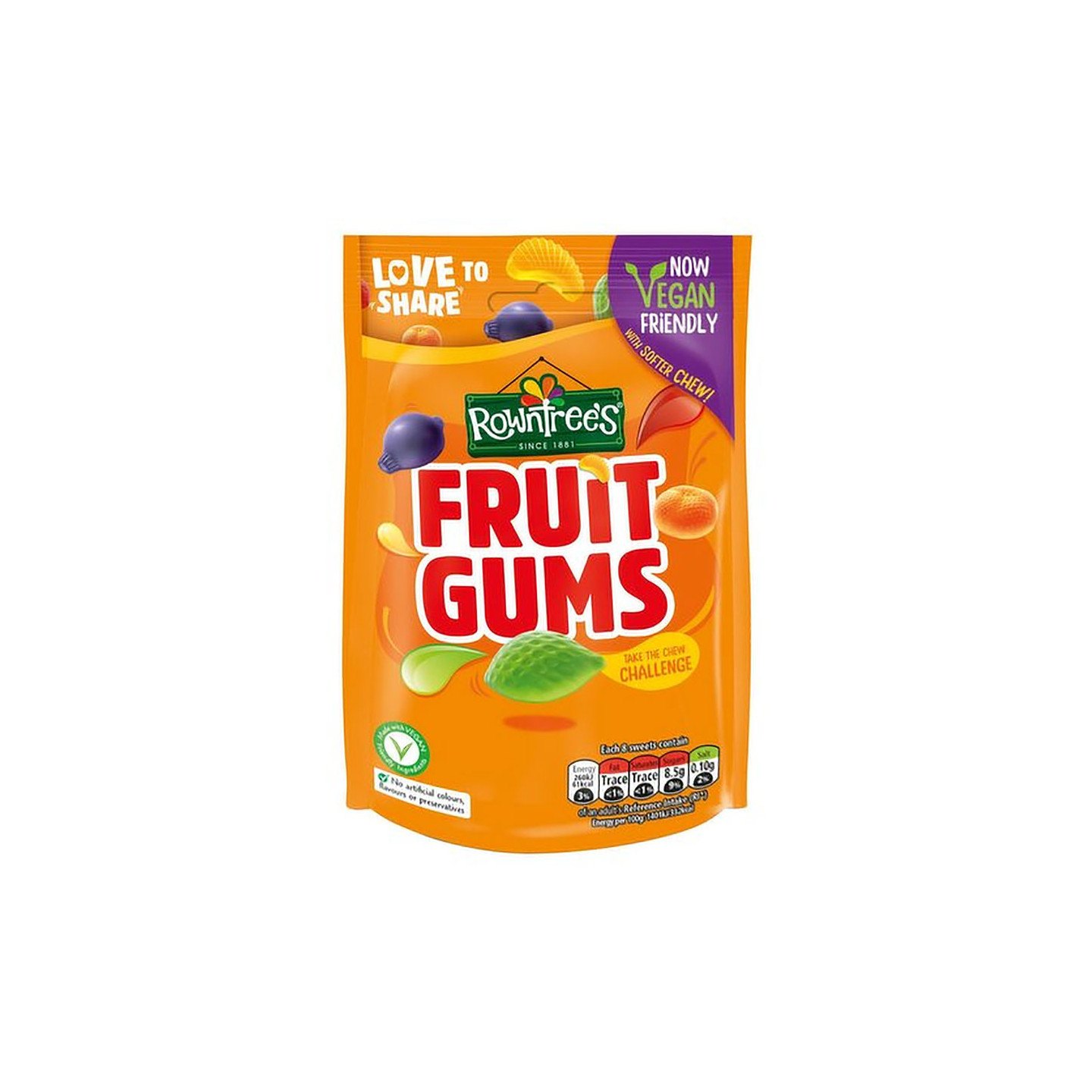 Fruit gums 150g