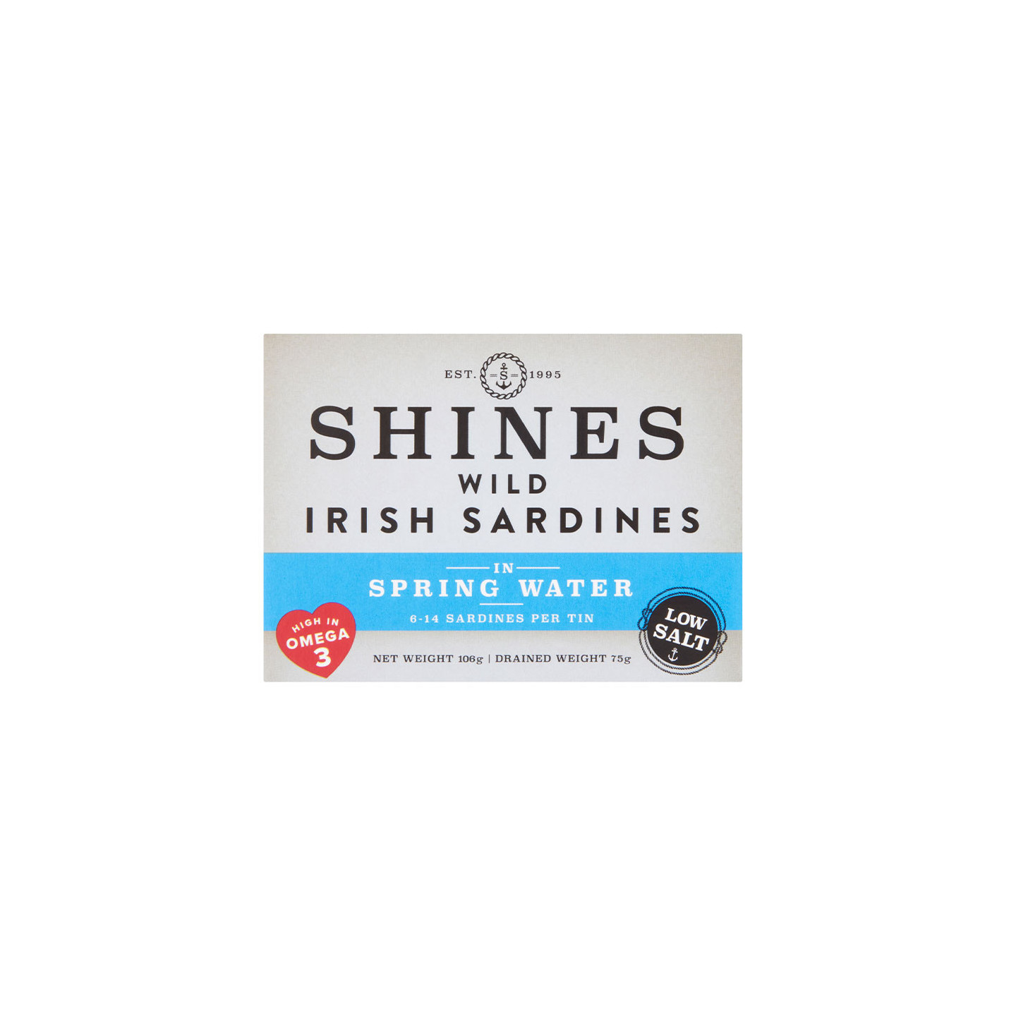 Sardines à l'Eau Shines 106g
