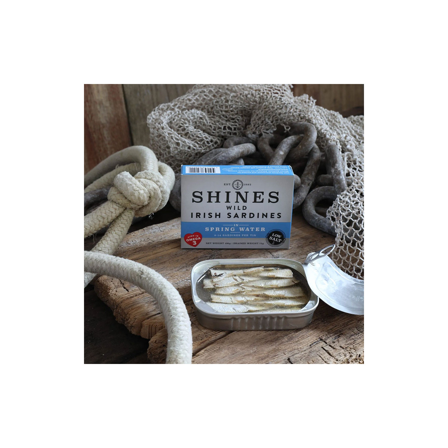 Sardines à l'Eau Shines 106g
