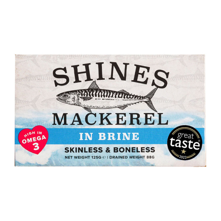 Maquereaux Nature Shines 125g