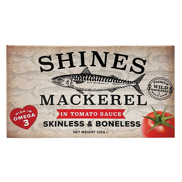 Tomato Sauce Mackerel Shines 125g