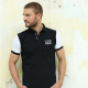 Polo Breizh Black And White Short Sleeve Camberabero
