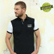 Polo Breizh Black And White Short Sleeve Camberabero