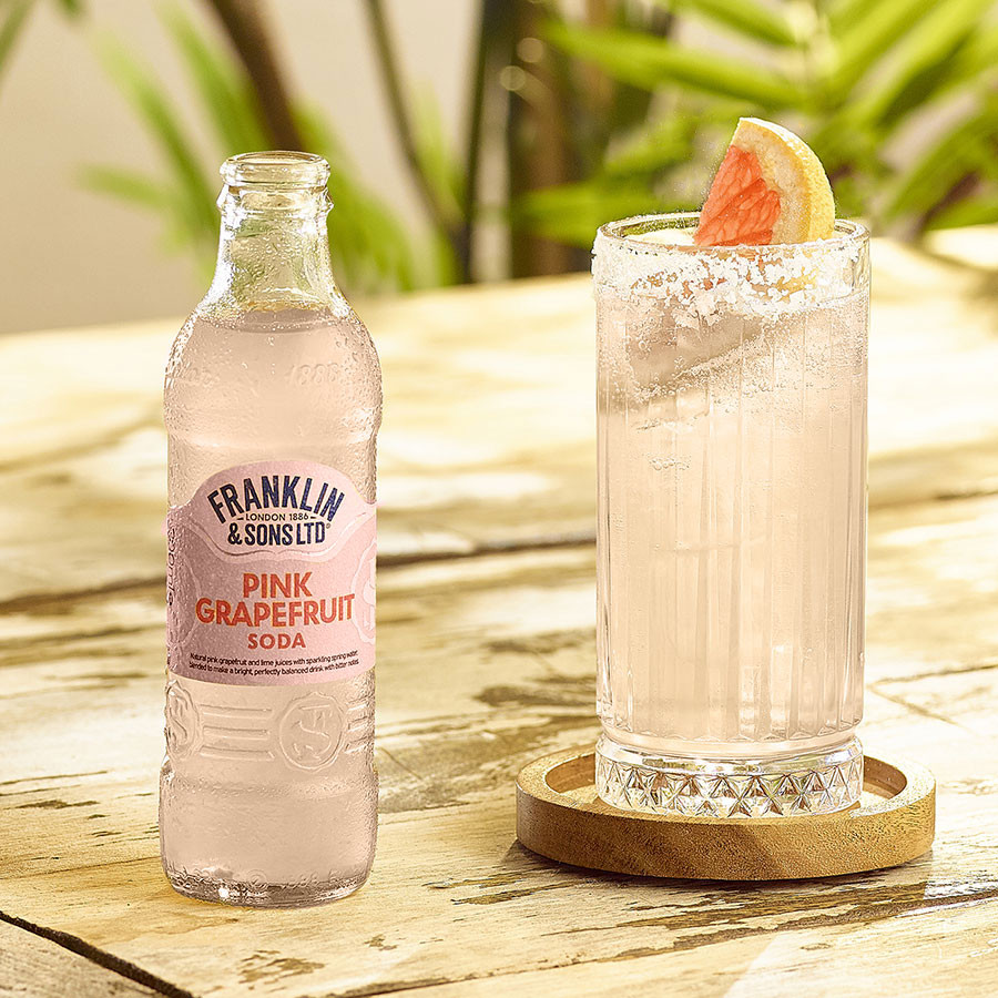 Franklin & Sons Pink Grapefruit Mixer 200ml Sodas and lemonades Le Comptoir Irlandais