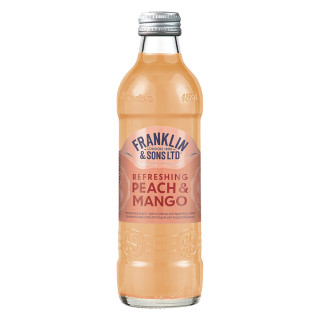 Boisson Pétillante Pêche & Mangue Franklin & Sons 275ml
