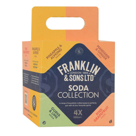 Coffret Carton Vide Pour 4 Sodas Franklin & Sons