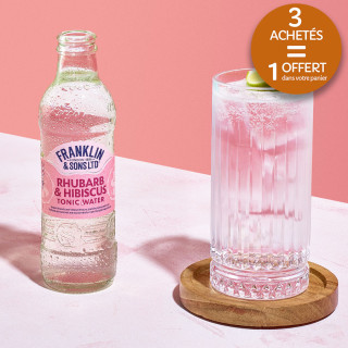 Tonic à la Rhubarbe et à l'Hibiscus Franklin & Sons 200ml