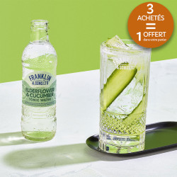 Tonic à la Fleur de Sureau et au Concombre Franklin & Sons 200ml