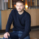 Pull Col Rond Marine Aran Woollen Mills