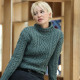 Inis Crafts green crewneck sweater