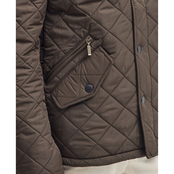 Barbour Olive Powel Quilt Jacket
