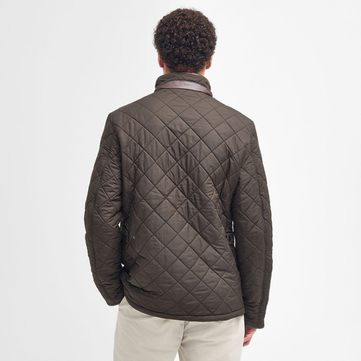 Barbour Olive Powel Quilt Jacket