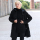 London Tradition black Angela Duffle-Coat