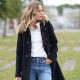 London Tradition Navy Duffle-Coat Fiona