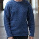 Aran Woolen Mills Blue Donegal Sweater