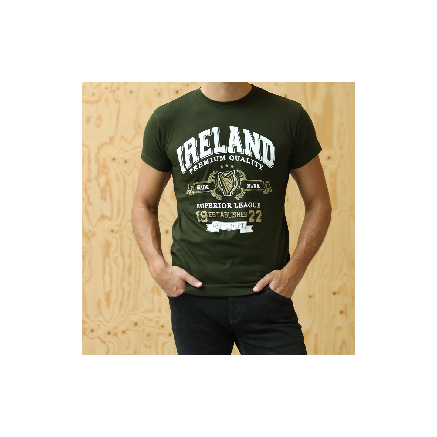 T-shirt Ireland League Vert