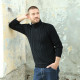 Aran Woolen Mills Black Turtleneck Sweater