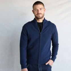 Celtic Alliance Zipped Navy Cardigan