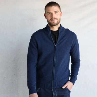 Celtic Alliance Zipped Navy Cardigan
