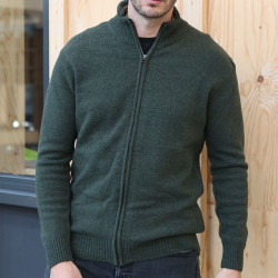 Celtic Alliance Zipped Green Cardigan