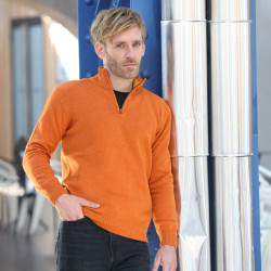 Celtic Alliance Half-zip Orange Sweater