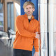 Pull Col Demi-zip Orange Celtic Alliance