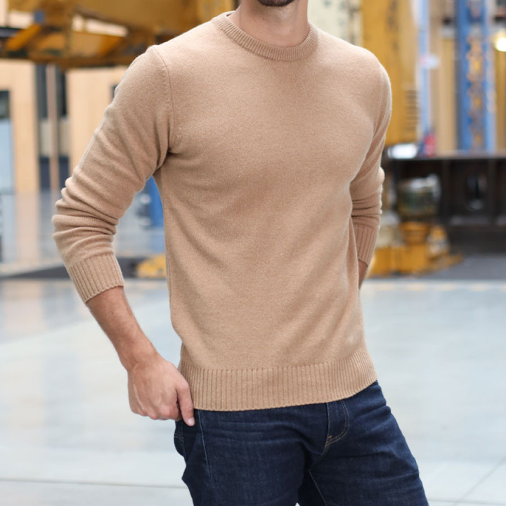 Celtic Alliance Camel Crew Neck Sweater