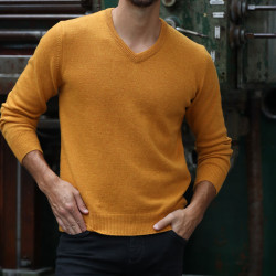 Best Yarn Yellow V-Neck Sweater