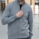Gilet Zippé Gris Clair Best Yarn