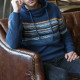 Out of Ireland Alex Striped Midnight Sweater
