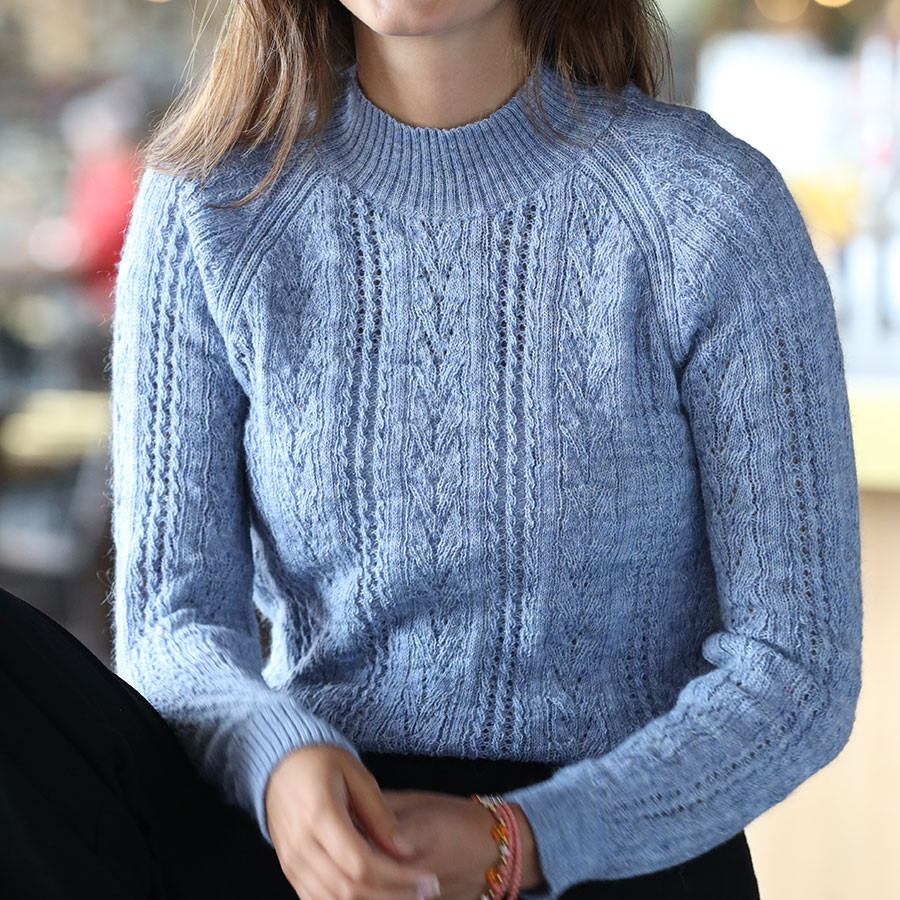 Blue sweaters on sale