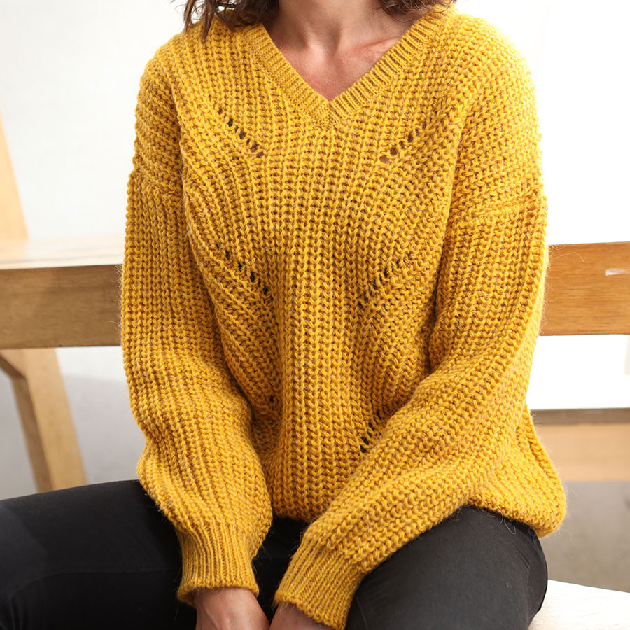 Out Of Ireland Zoe Mustard Sweater
