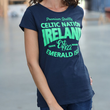 Celtic Nation Navy T-shirt