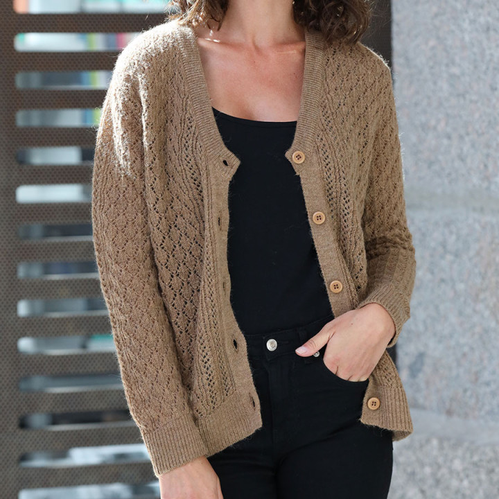 Cardigan Emmy Camel Out of Ireland