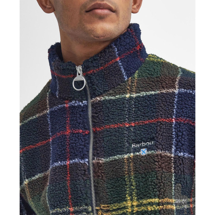 Veste Polaire Zippée Tartan Barbour