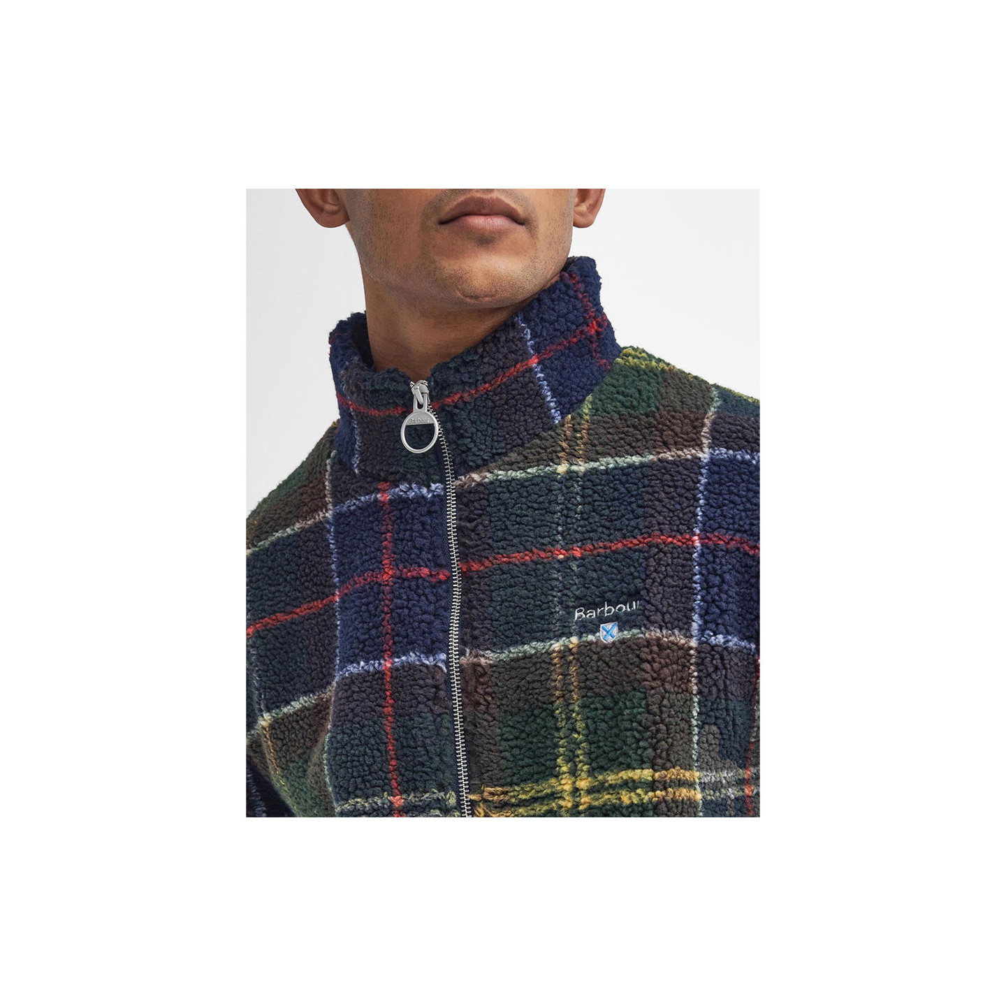 Veste Polaire Zippée Tartan Barbour