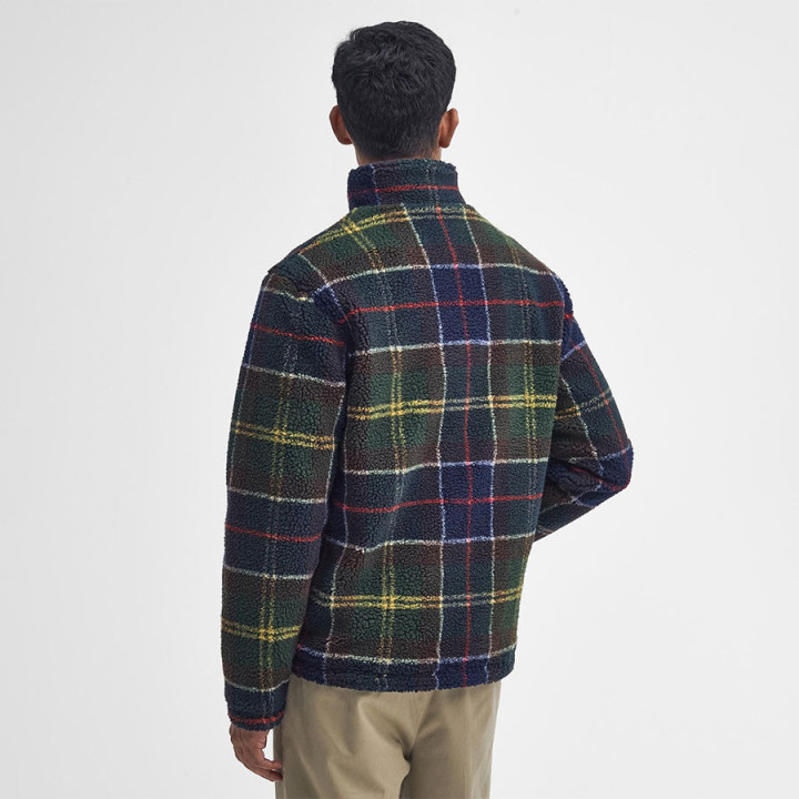 Barbour Tartan Zip Fleece Jacket