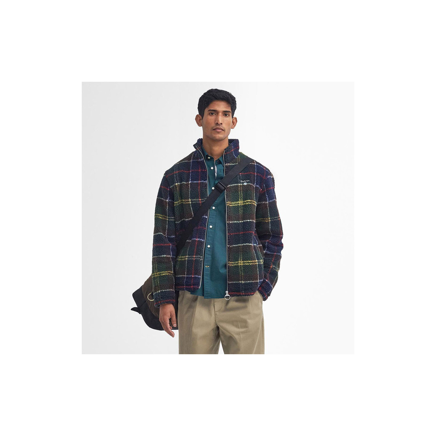 Barbour Tartan Zip Fleece Jacket