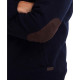 Cardigan Essential Patch Marine Barbour