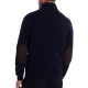 Cardigan Essential Patch Marine Barbour