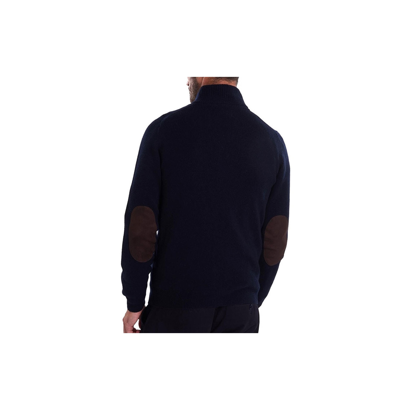 Barbour Essential Patch Navy Cardigan