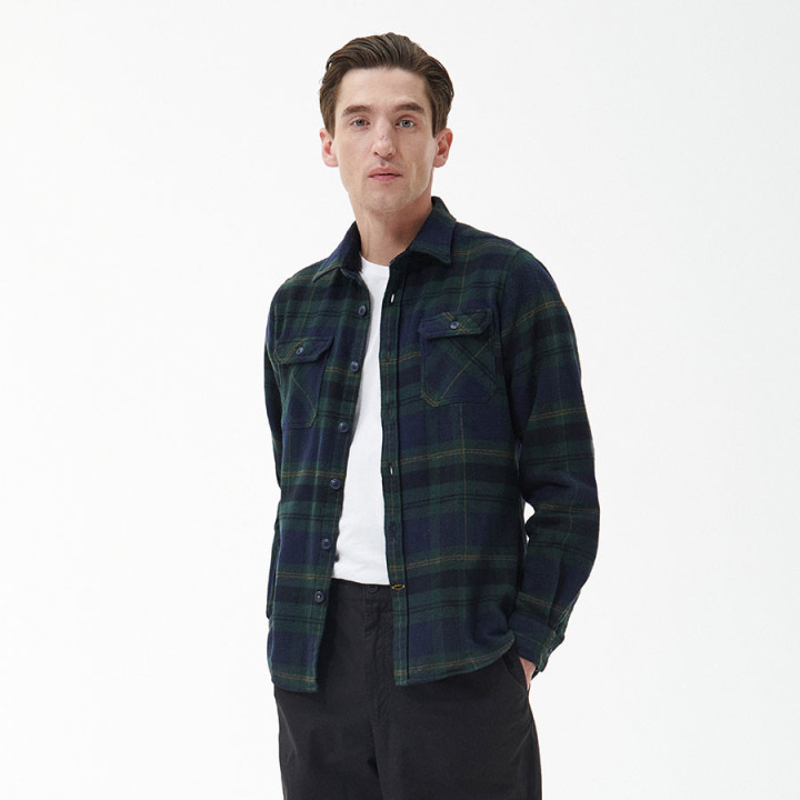 Chemise Snowcap Marine Barbour