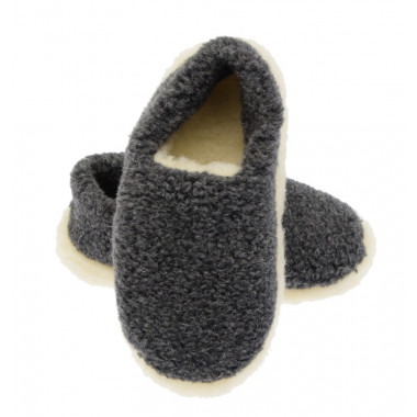 Alwero Anthracite Siberian Slippers