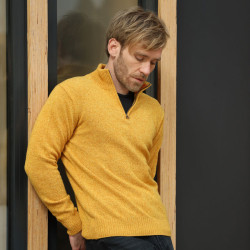 Celtic Alliance Yellow Half Zip Sweater