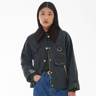 Barbour Sage Catton Oiled Jacket