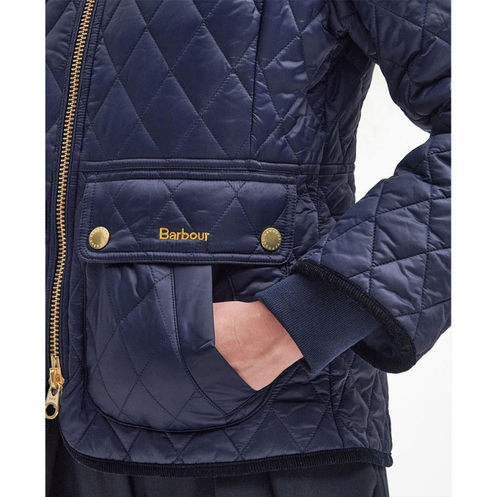 Barbour Navy Beadnell Quilted Jacket