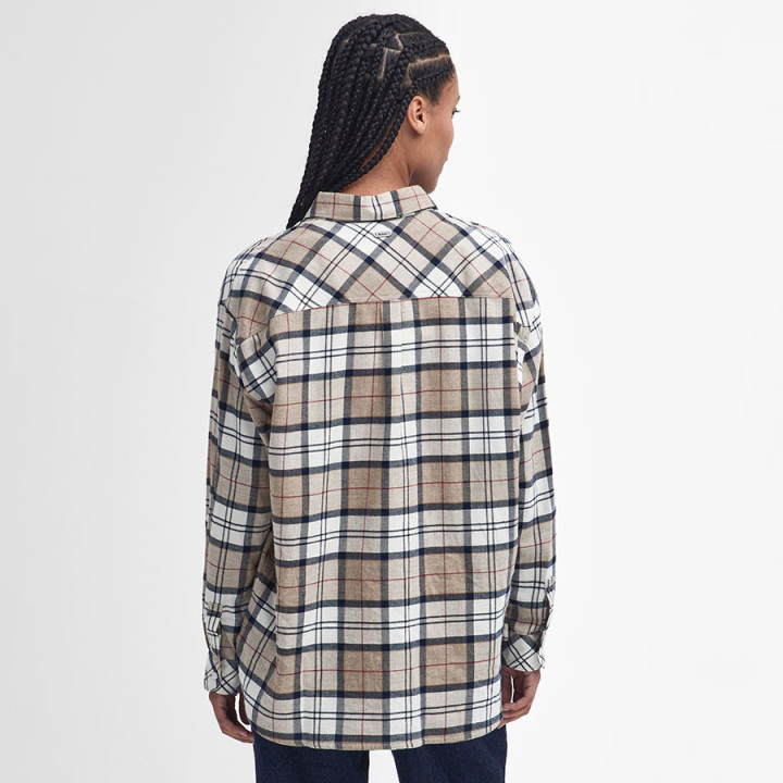 Elishaw Hessian Tartan Barbour shirt