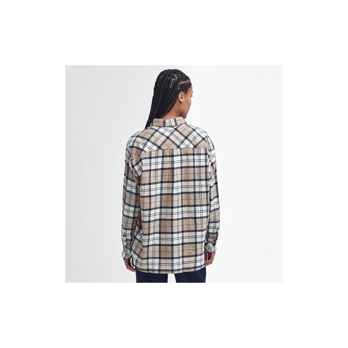 Elishaw Hessian Tartan Barbour shirt