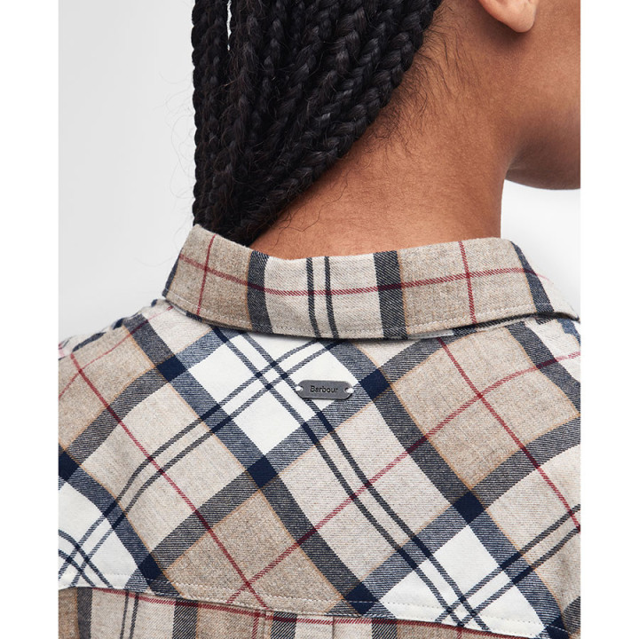 Elishaw Hessian Tartan Barbour shirt