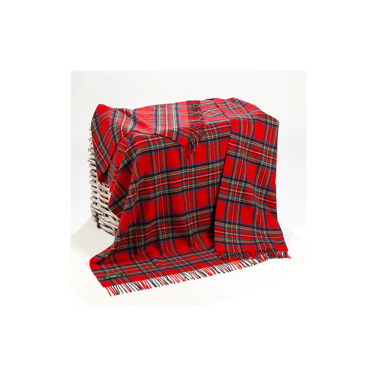 Plaid lambswool John Hanly